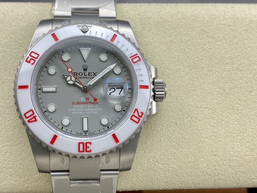 Rolex DIW Submariner Date Sandblasted 116610 Limited Edition Full 904L Grey Dial 40mm